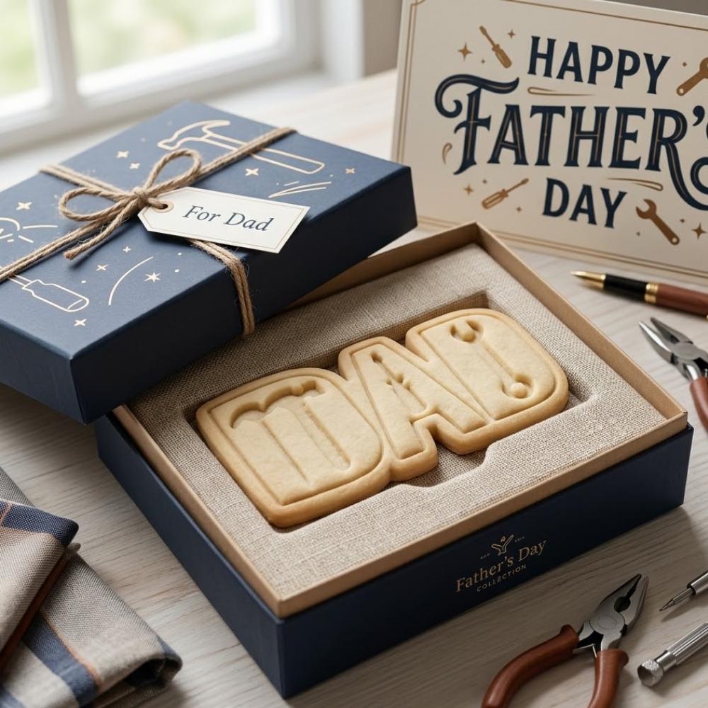 Dad Tools Cookie Cutter and Stamp, Fathers Day Cookie Stamp, Dad Handyman Fondant Cutter, Tool Party Baking Mold