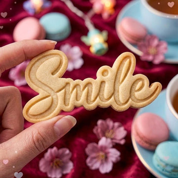 Smile Cookie Cutter Stamp, Baby Gift, Baby Shower Cookie Cutters, Custom Cookie Cutter Stamp, Birthday Baking, Happy Birthday