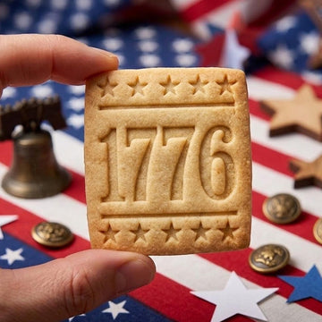 1776 America Cookie Cutter Stamp, America 1776 2026, 250th Anniversary, 250 Years of Freedom, Patriotic Baking, 4th of July, America 250