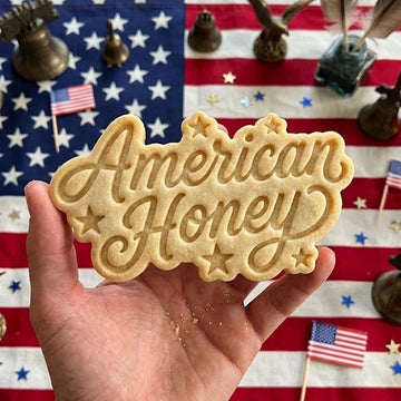 American Honey Cookie Cutter Stamp, 250th Anniversary, Independence Day, Patriotic Baking, 250 Years of Freedom, America 250 Cookie