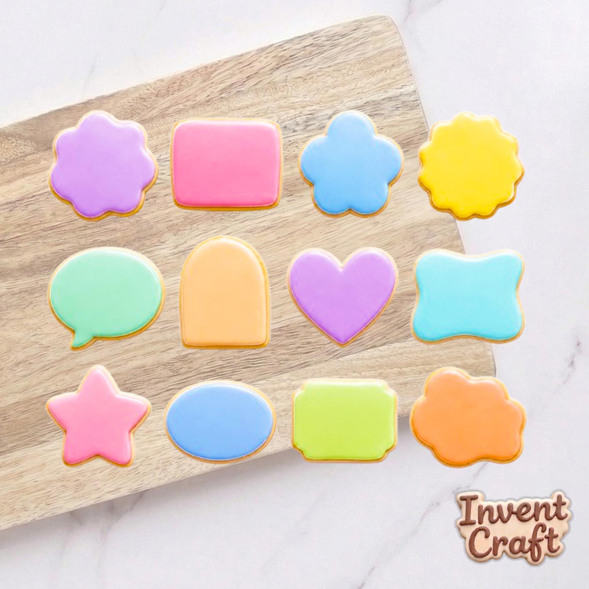 Cute Frames & Plaques Cookie Cutter Set, Plaques Cutter, Baby Cutter, Baby Shower Cookie, Birthday Gift, Wedding Plaques, Clay Cutter