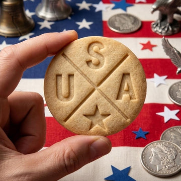 USA With Star Cookie Cutter Stamp, 250th Anniversary, Independence Day, Patriotic Baking, 250 Years of Freedom, America 250 1776 2026