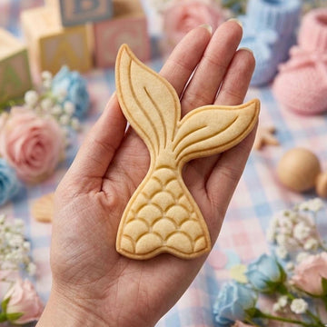 Mermaid Tail Cookie Cutter Stamp, Custom Cookie, Baby Gift, Baby Cutter, Cute Baby Cutter, Birthday Baking, Summer Baking, Summer Cookie