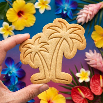 Coconut Tree Cookie Cutter Stamp, Tropical Vacation, Coconut Cutter, Beach Day, Summer Gift, Coconut Cutter, Summer Party, Clay Cutter