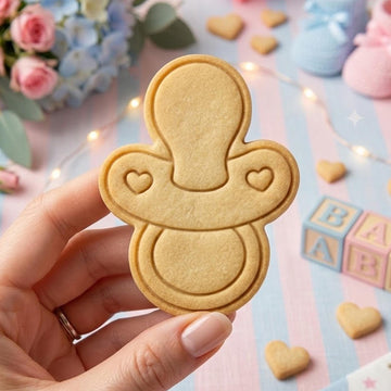 Baby Nipples Cookie Cutter Stamp, Baby Gift, Baby Shower Cutter, Custom Cookie Stamp, Birthday Baking, Happy Birthday, 1st Birthday
