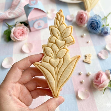 Lily Bouquet Cookie Cutter Stamp, Lily Cutter, Baby Gift, Baby Shower Cutter, Custom Stamp, Birthday Baking, Happy Birthday, Clay Cutter
