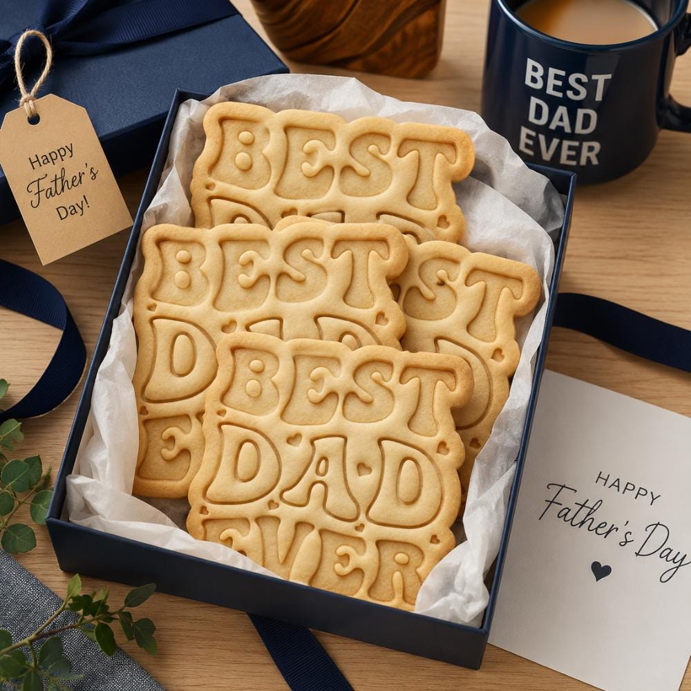 Best Dad Ever Cookie Cutter & Stamp, Father’s Day Cookie Stamp, Dad Cookie Cutter, Daddy Gift Baking Tool