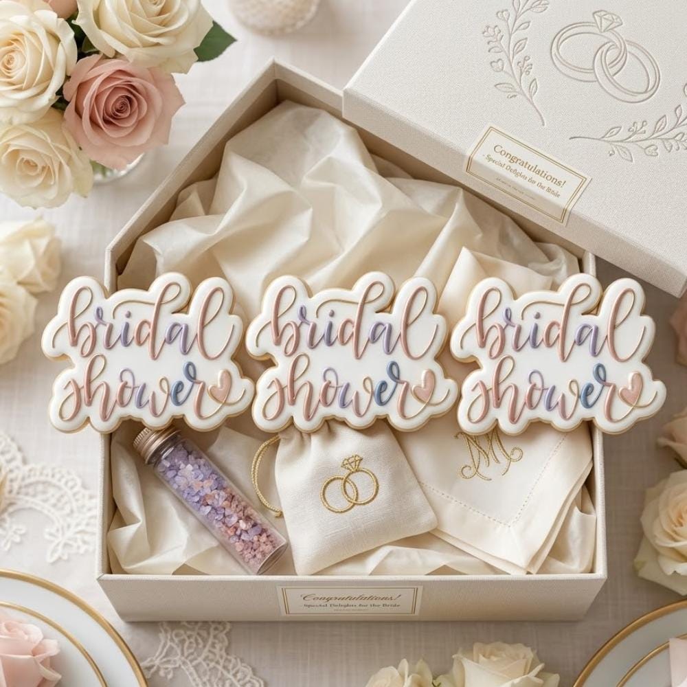Bridal Shower Cookie Cutter and Stamp Set, Wedding Shower Cookie Stamp, Bride To Be Fondant Cutter, Bridal Party Cookie Mold