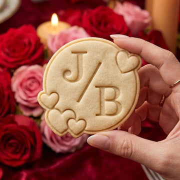 Custom Name With Heart Cookie Cutter Stamp, Fondant Cutter, Bridal Shower, Custom Names Heart Wedding Cutter, Couple Gifts, Wedding Baking